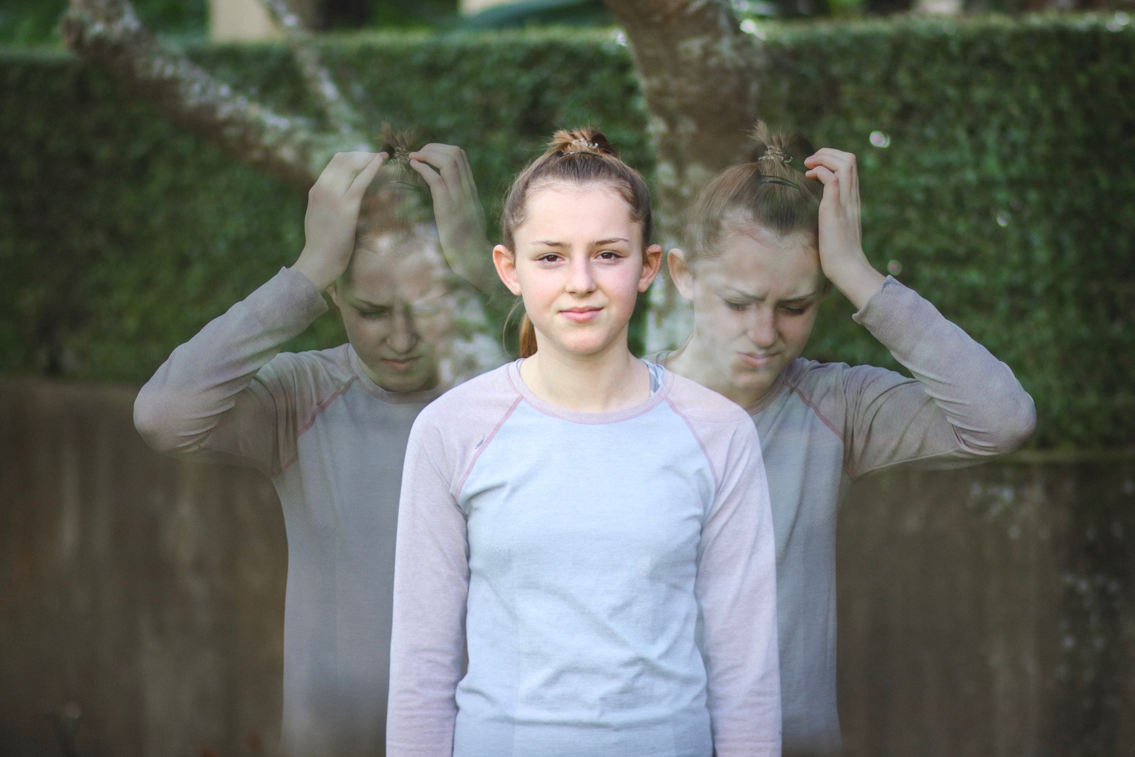 Young girl struggles with a ghost concussion