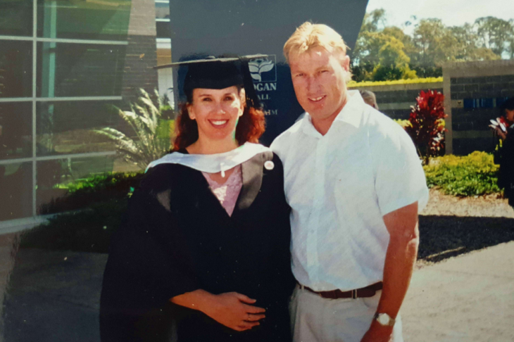 Nicole Yeates poses for her graduation photo