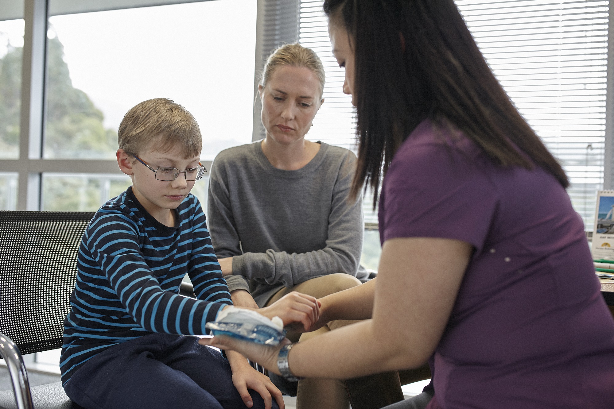Female Doctor And Injured Wrist ACC GP Connect Roadshows