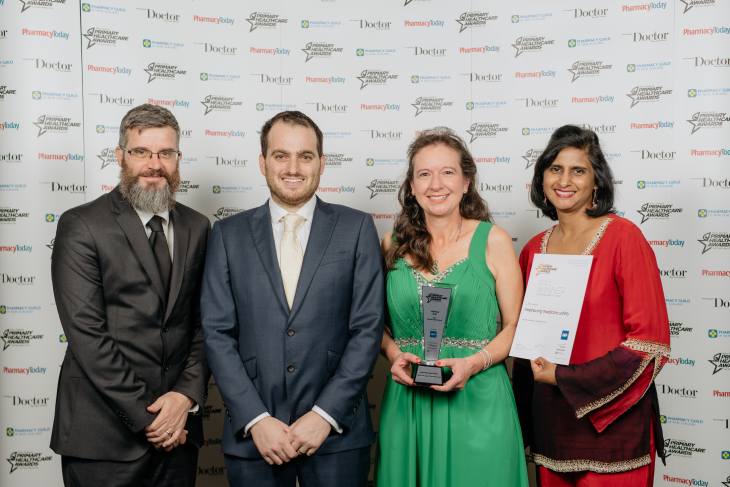 Health Navigator One Four people at the primary healthcare award ceremony