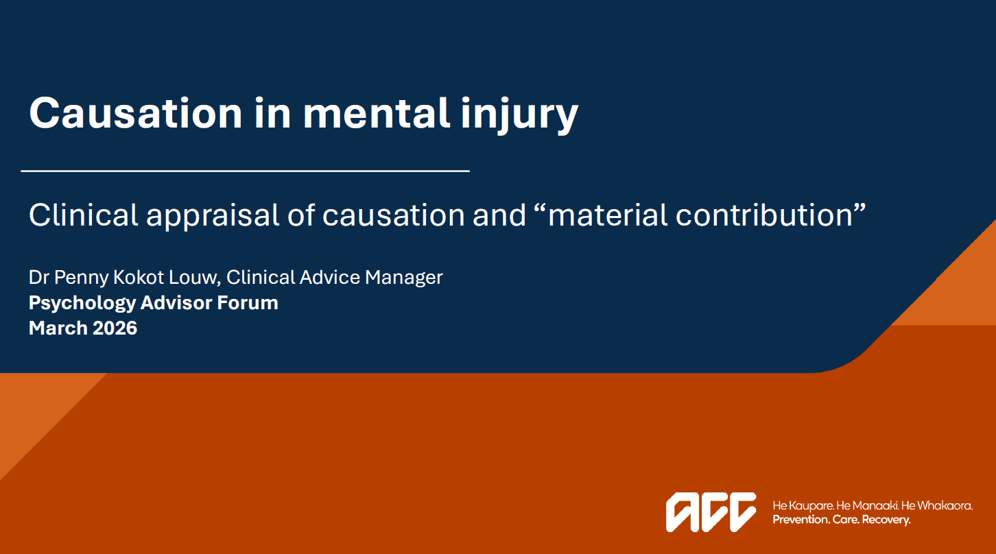Causation in mental injury March 2026 thumbnail