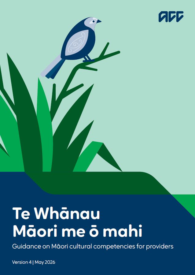 Cover image of Te whānau Māori me ō mahi document