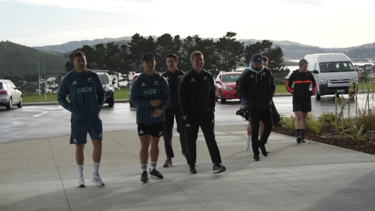 All Blacks arrive at Aotea college