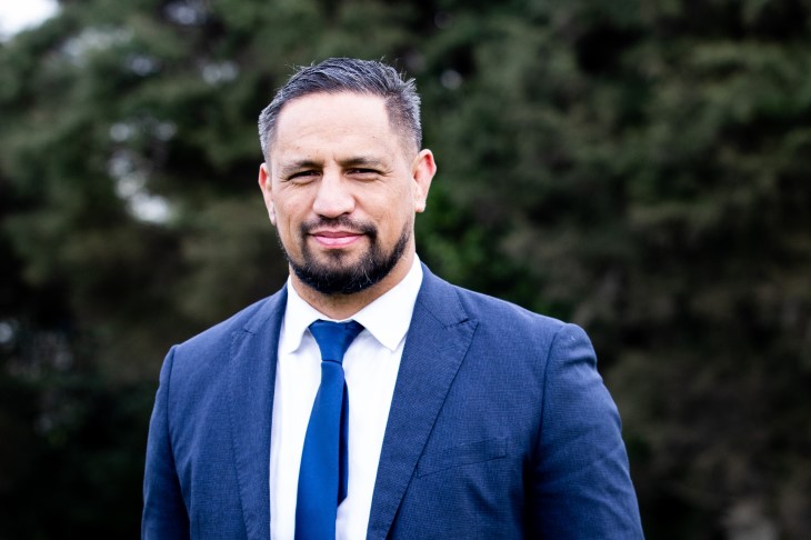 A portrait photo of Eldon Paea, ACC Head of Māori Health Partnerships.