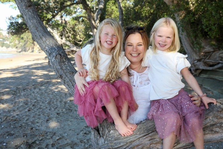 MBI Trudy 1 Trudy poses with her two young children