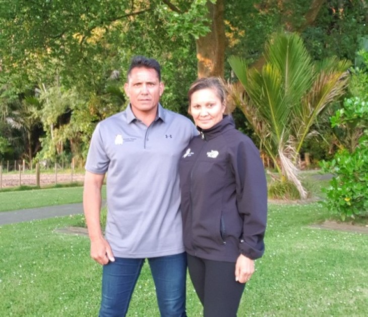 Zac and Teena Te Maro from Manaaki Tangata Consultants.