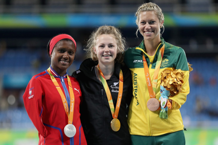 Anna Grimaldi wins gold at the 2016 Rio Paralympics