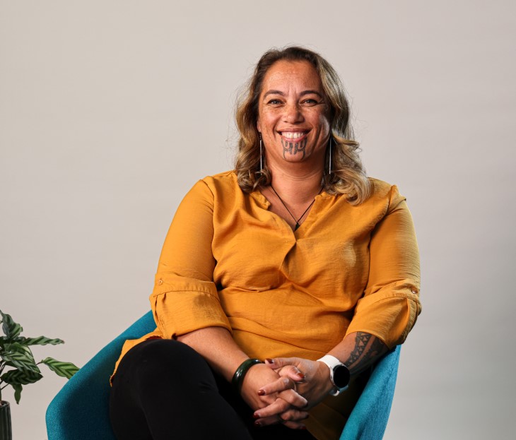 A portrait photo of ACC Māori Health Lead Kylie Bryant. 