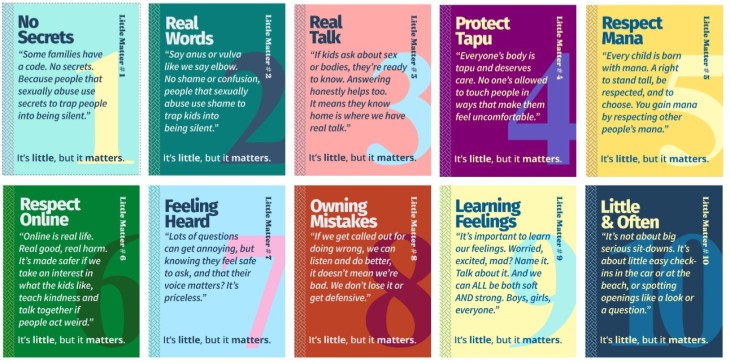 An image showing the 10 Little Matters.