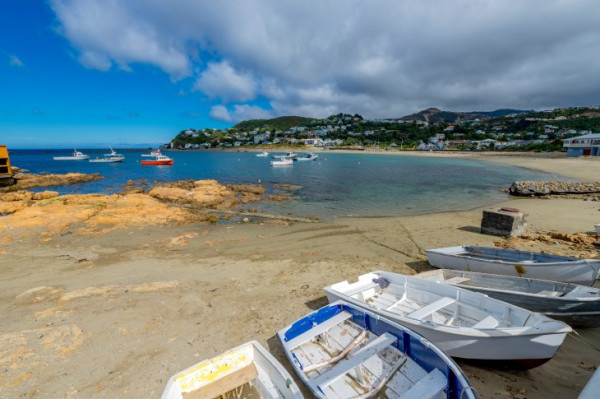 Harbour and boat
